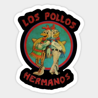 los pollos hermanos vintage Sticker